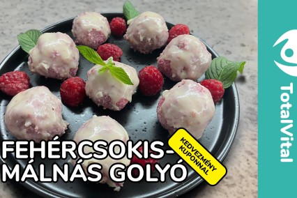 Fehércsokis-Málnás golyó