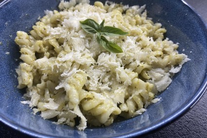 Szarvasgombás pesztos tészta