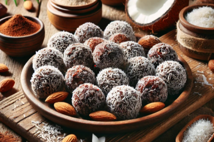 Gluténmentes energia golyó