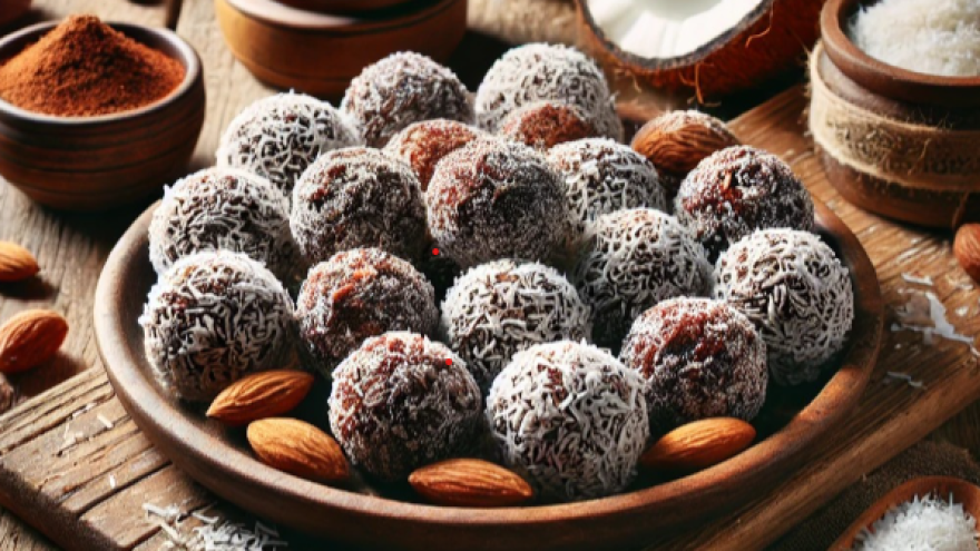 Gluténmentes energia golyó