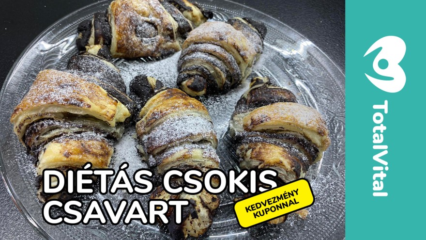 Diétás kakaós csavart