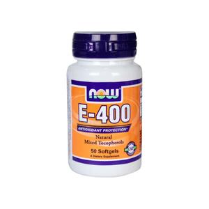 NOW E-400 ANTIOXIDANT LÁGYZSELATIN KAPSZULA 50 db