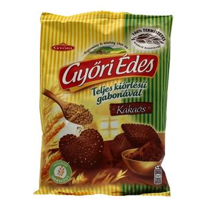 Győri Édes teljes kiőrlésű keksz kakaós 150 g