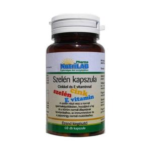 Nutrilab szelén cinkkel 30 db