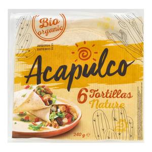 Acapulco bio lágy tortilla tészta 240 g