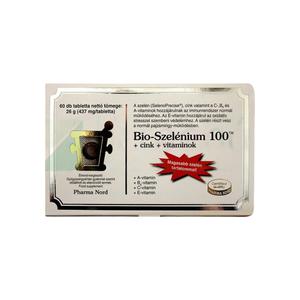 Bio-Szelénium 100+cink+vitaminok tabletta 60 db