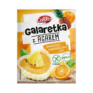 Celiko tortazselé agar-agarral ananász-narancs 45 g