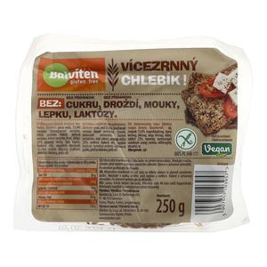 GLUTÉNMENTES BALVITEN TELJES KIŐRLÉSŰ MAGVAS KENYÉR 250 g