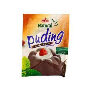 Haas natural pudingpor csokoládé 44 g