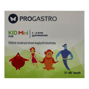 Progastro kid mini por 0-3 éves gyerekeknek élőflórát tartalmazó étrend-kiegészítő készítmény 31 db