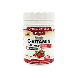 Jutavit C- Vitamin 1000 Mg Retard + Csipkebogyó Kivonat + D3 + Cink Vitamin 100 db