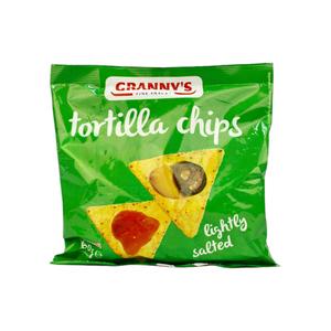 Grannys enyhén sós tortilla chips gluténmentes 60 g