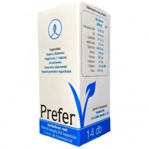 Herbaferm prefer v étrend-kiegészítő kapszula 14 db